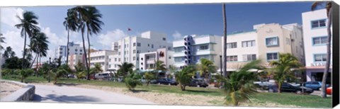 Framed Ocean Drive, South Beach, Miami Beach, Florida, USA Print