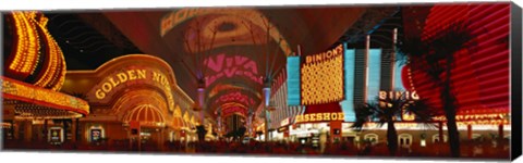 Framed Fremont Street Las Vegas NV USA Print