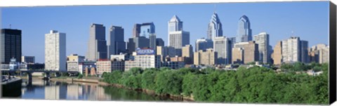Framed Daytime View of Philadelphia Print