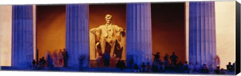 Framed Lincoln Memorial, Washington DC, District Of Columbia, USA Print