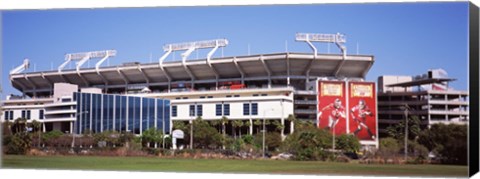 Framed Raymond James Stadium home of Tampa Bay Buccaneers, Tampa, Florida Print