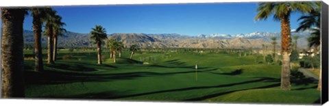 Framed Golf Course, Desert Springs, California, USA Print