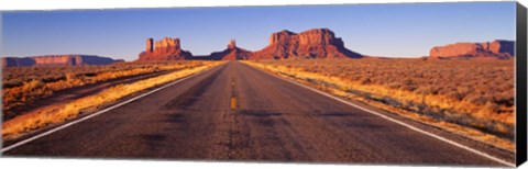 Framed Road Monument Valley, Arizona, USA Print