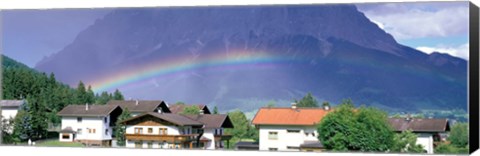 Framed Rainbow Innsbruck Tirol Austria Print
