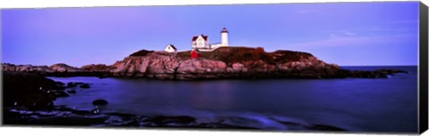 Framed Nubble Lighthouse, Cape Neddick, Maine Print