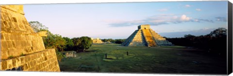 Framed Pyramids at an archaeological site, Chichen Itza, Yucatan, Mexico Print