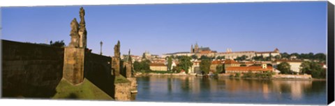 Framed Close up of Charles Bridge, Prague, Czech Republic Print