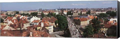 Framed Charles Bridge Prague Czechoslovakia Print