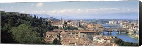 Framed High Angle View of Florence, Tuscany, Italy Print