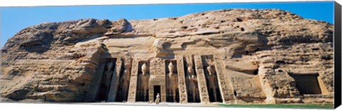 Framed Great Temple of Abu Simbel Egypt Print