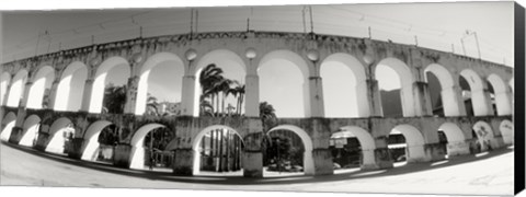 Framed Carioca Aqueduct, Lapa, Rio De Janeiro, Brazil Print