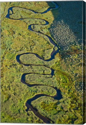 Framed Aerial view of a stream, Park City, Utah, USA Print
