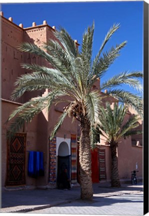 Framed Berber Carpets of Ourzazate, Morocco, Africa Print