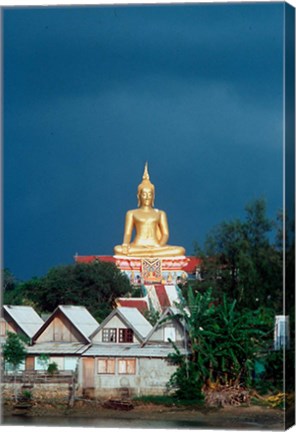 Framed Big Buddha Buddhist Temple, Thailand Print