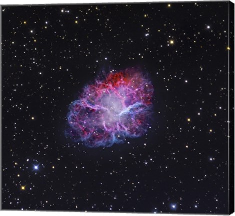 Framed Crab Nebula Print