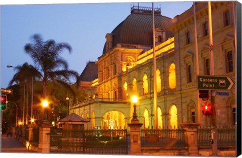 Framed Historic Parliament House, Brisbane, Queensland, Australia Print
