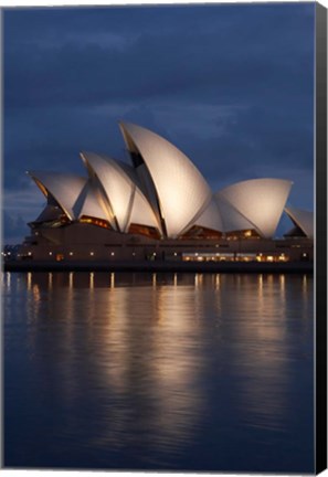 Framed Australia, New South Wales, Sydney Opera House Silhouette Print