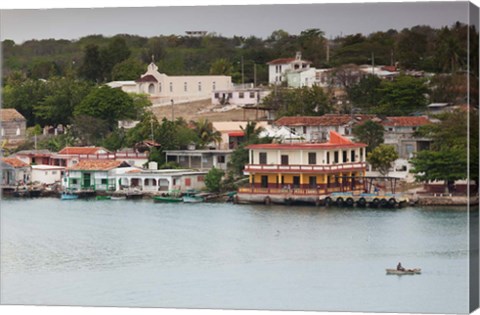Framed Cuba, Cienfuegos, Bahia de Cienfuegos Print