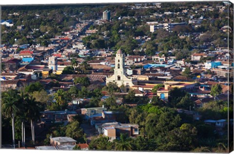 Framed Cuba, Sancti Spiritus, Trinidad, Town view (horizontal) Print