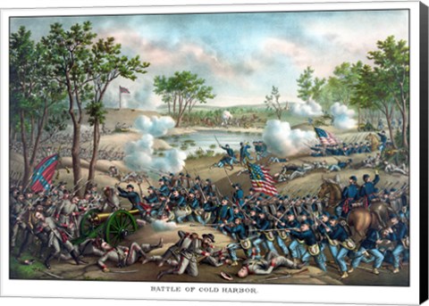 Framed Battle of Cold Harbor Print