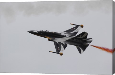 Framed T-50 Golden Eagle from the Republic of Korea Air Force Aerobatic Team Print