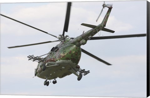 Framed Slovak Air Force Mi-17 Print
