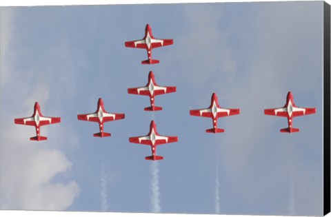 Framed Snowbirds 431 Air Squadron of the Canadian Air Force Print