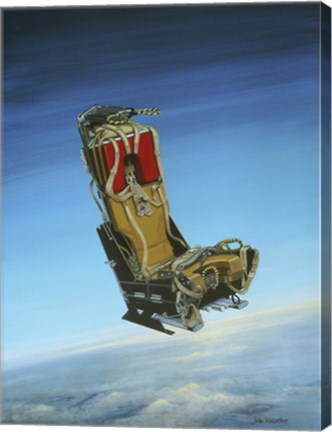 Framed Acrylic Painting of the Martin Baker Ejection Seat Print