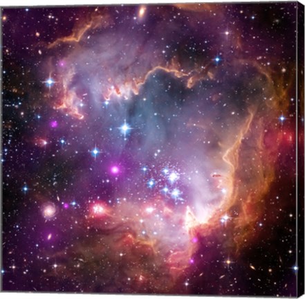 Framed Taken Under the "Wing" of the Small Magellanic Cloud Print