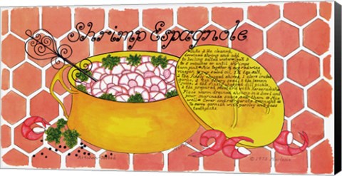 Framed Shrimp Espagnole Print