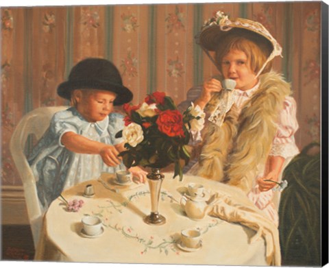 Framed Tea For Two Print