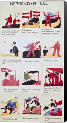 Framed Let's Use Everything! , 1921 Print