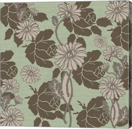 Framed Roses and Linen Print