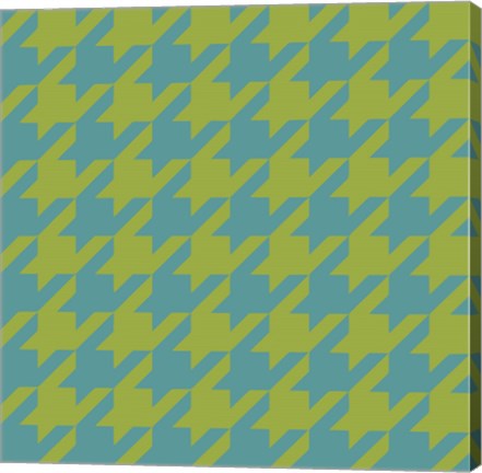 Framed Houndstooth I Print