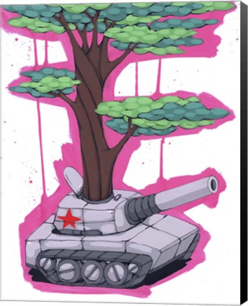 Framed Outgrowing The War Print