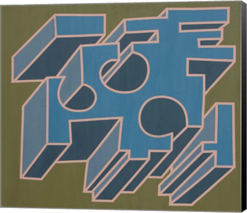 Framed Abstract 7 Print