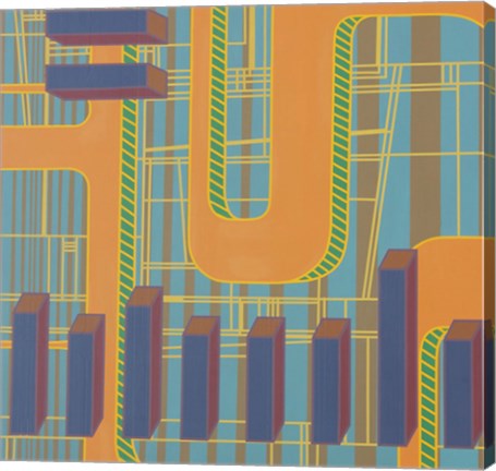 Framed Abstract 9 Print