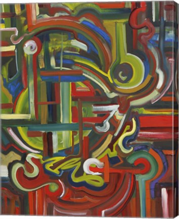 Framed Abstract 17 Print