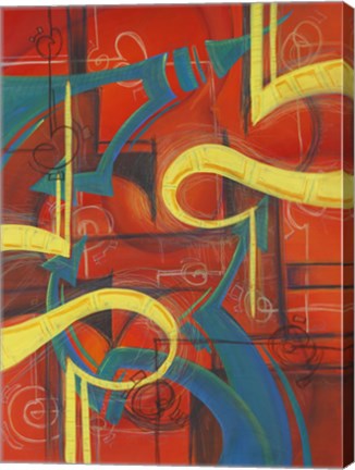 Framed Abstract 24 Print