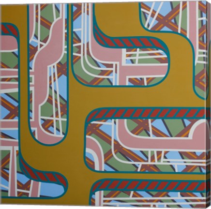 Framed Lines Project 49 Print