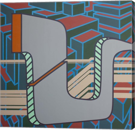 Framed Lines Project 50 Print