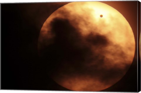 Framed Venus Transiting in front of the Sun II Print