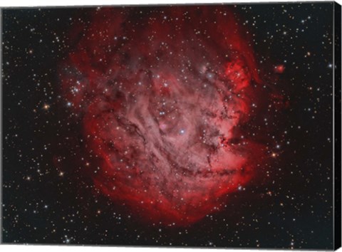 Framed NGC 2174, the Monkey Head Nebula with IC 2159 Nebulosity Print