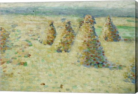 Framed Haystacks In Normandy, 1887-89 Print