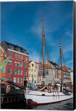 Framed Sailboats, Denmark Print
