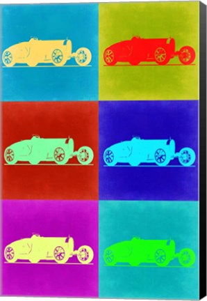 Framed Bugatti Pop Art 2 Print