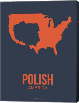 Framed Polish America 2 Print