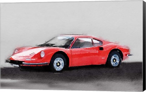 Framed Ferrari Dino 246 GT Print