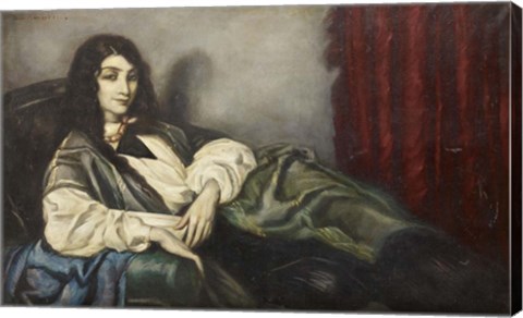 Framed Green Sofa, 1914 Print