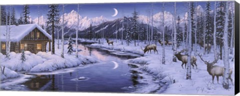 Framed Winter Silence Print